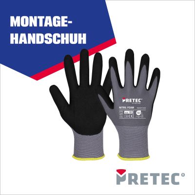 Produkt des Monats Juli von Precitool - Montage-Handschuh Pretec - 830007 | HENKA