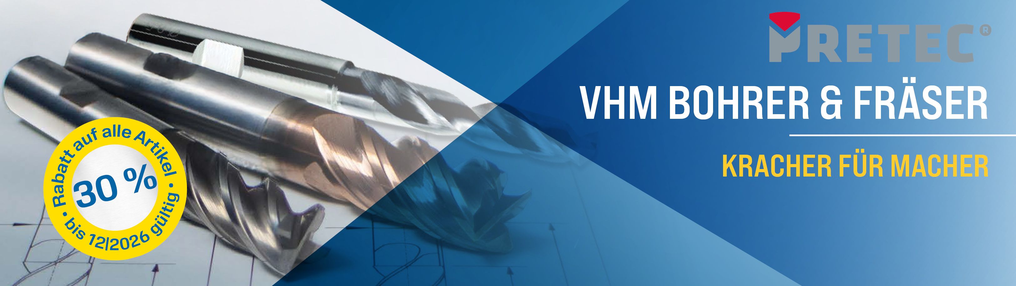 Header - Aktuelles - Kracher für Macher - VHM Pretec von HENKA