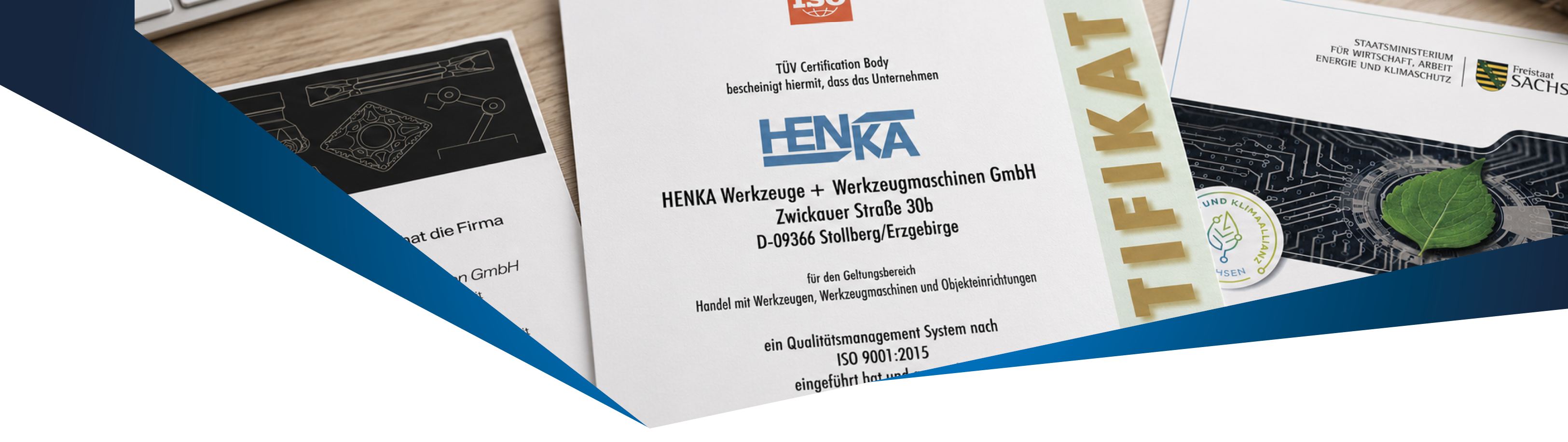 Header - Unternehmen - Zertifikate - HENKA