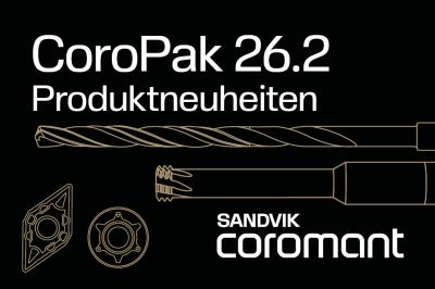 Header - Aktuelles - CoroPak 26.2 - Sandvik Coromant - HENKA