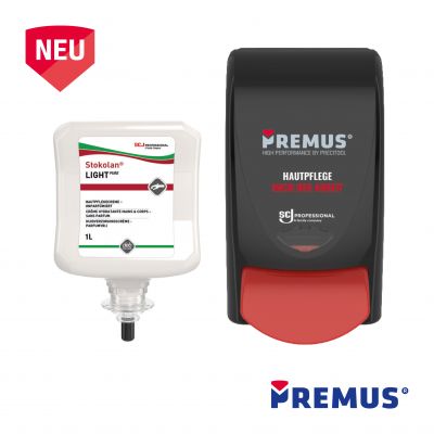 News - Arbeitsschutzkatalog von Precitool - 8900010016 - SCJohnson - Kartusche - und - 8900010240 - Wandspender- Premus - HENKA