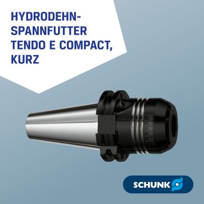 Tool Trends 3 - Hydrodehnspannfutter TENDO-E compact von SCHUNK - 241400 - HENKA