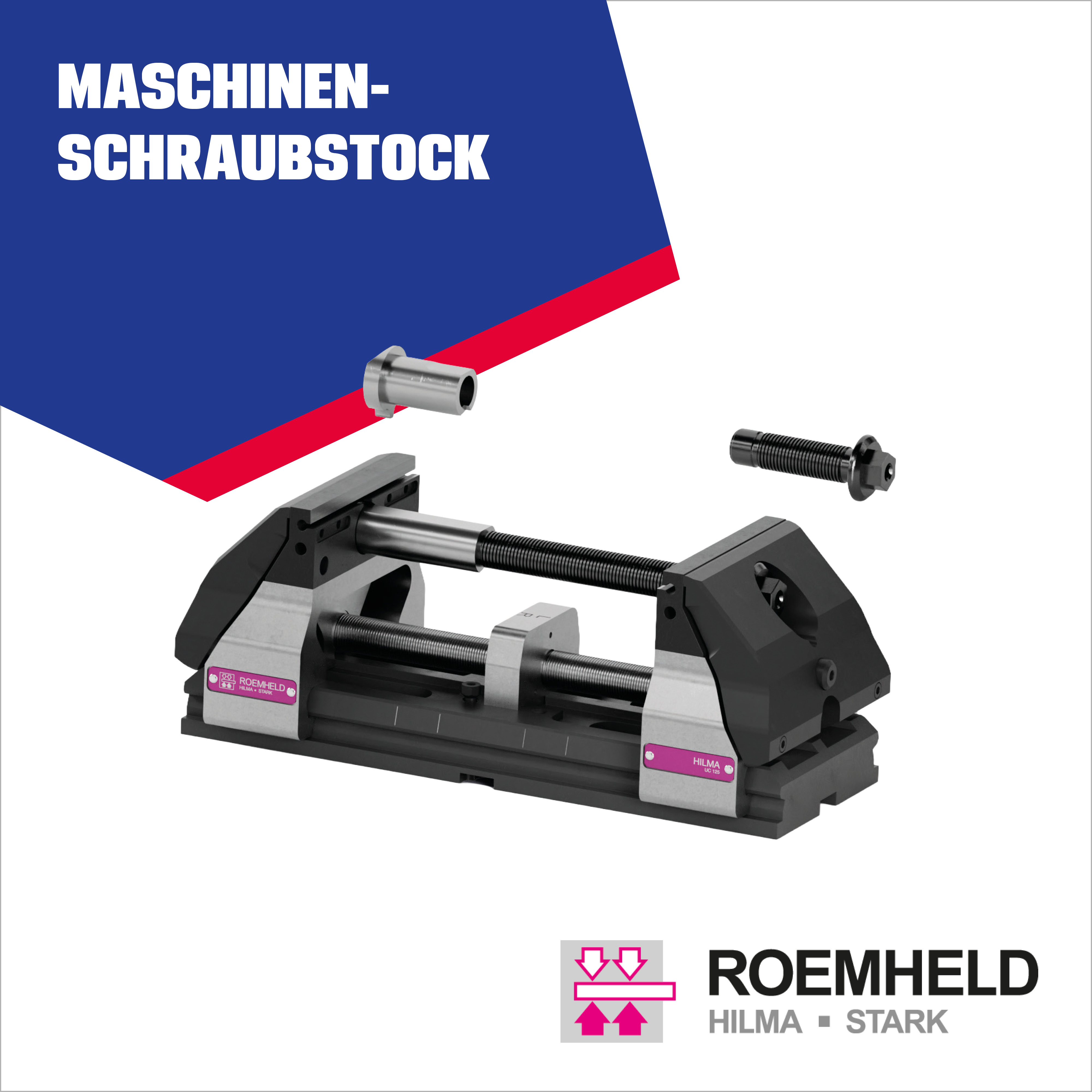 Aktuelles - Katalog PRECITOOL Werkzeuge 2026 | 27 - Spanntechnik - Maschinenschraubstock - ROEMHELD - HILMA - 275440